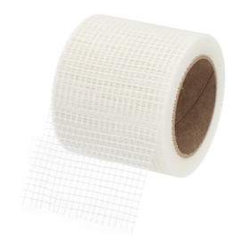 PATIKIL Drywall Repair Mesh Tape, 4 inch x 82 ft Fiberglass Repair Patch Self-Adhesive Dry Wall Joint Tape 6 Mesh Wall Hole Crack and Seam Patch, White