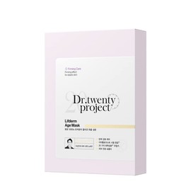 Dr.twentyproject Lipdam Age Mask, 1.0 fl oz (30 ml) x 10 Sheets, Ultra Low Molecules, 300 Da, Collagen, Resilient, Lifting Care, Dr. 20 Dr20