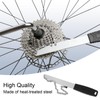 MZYRH Bicycle Chain Whip Tool, Bicycle Cassette Removal Tool, Bicycle