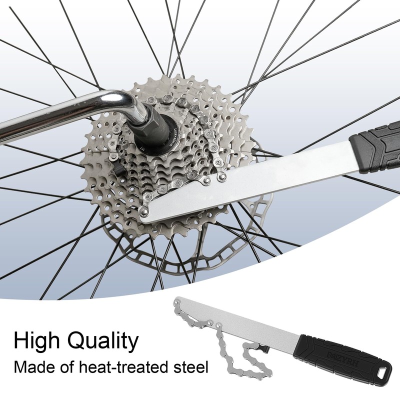 MZYRH Bicycle Chain Whip Tool, Bicycle Cassette Removal Tool, Bicycle