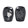 HooRLZ 2 Pieces Key Shell for Renault Twingo Kangoo Clio