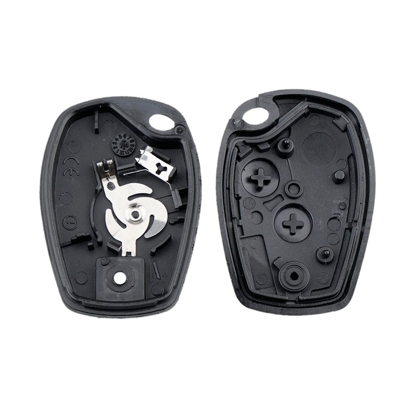HooRLZ 2 Pieces Key Shell for Renault Twingo Kangoo Clio