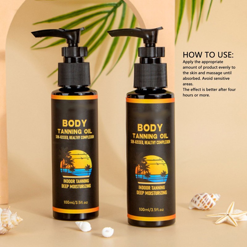 Tanning Oil Keep Skin Hydrating Fast Absorbing Bronzing Tanning Lotion