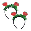 UNVOJL 2pcs Strawberry Headbands Lovely Hair Hoop Headdress Hawaiian Styles
