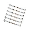 6Pcs Aluminum Alloy Adjustable Push RodsTurnbuckle Rod Linkage Accessories for