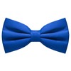 RBOCOTT Royal Blue Pre-tied Bow Tie Adjustable Bowtie for Men(22)