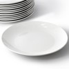 Elama Professional Kitchen 12 Piece Porcelain Dinnerware/Tableware Set (Round Salad/Dessert