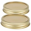 Stainless Steel SplitType Mini Glass Jar Lids Container Sealing Cover