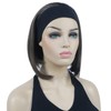 Lydell 11" Short Straight Bob Headband Wigs 3/4 Wig Synthetic