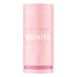 Pure Form Bonita Colágeno Hidrolizado Ácido Hialuronico Capsulas
