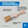 Harris Trade Short Handle Cutting-in Brush 2", Natural