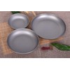Boundless Voyage Ultralight Titanium Pan Dish Plate with Carry Mesh