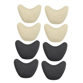 LALAFINA 4 Pairs Toe Infilled Pad Non Shoe Grips Of Foot Cushions Shoes Grips on Bottom Anti Stick Pad Forefoot Pad Non Sole Insoles Forefoot Inserts Knitted Cloth Non-slip Shoes High Heel