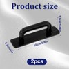 Aeaocvo 2 Pack Adhesive Handles, Stick on Cabinet Handles, No