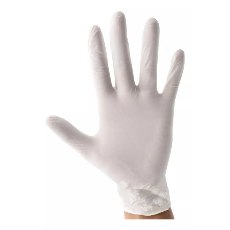 Galaxy Products 1,000 Guantes De Nitrilo Blanco Chico