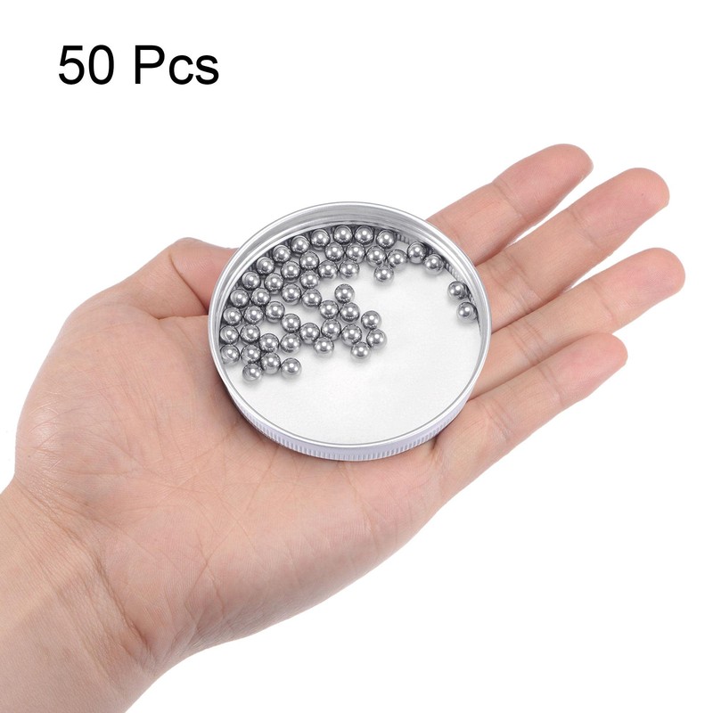 sourcing map 50pcs 5.5mm 304 Stainless Steel Bearing Balls G100