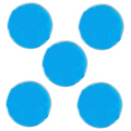 Minkissy 5pcs Round Ice Pack Gel Hot Cold Packs for Injuries Multi-function Sports Ice