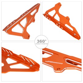JFG RACING Chain Guard for Surron Light Bee,CNC Chain Cover for Electric Dirt Bike Surron Light Bee X/Surron Light Bee S/X160/X260-Orange