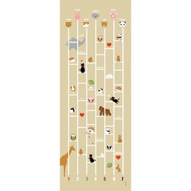 Hamamonyo Funny Tenugui, Animal Amidakuji