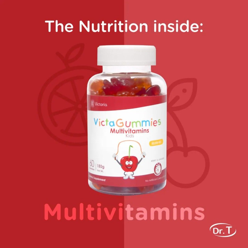 Dr. T Victagummies Gomitas Multivitaminas Para Niños 120