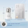 DiCUNO E26 3CM/1.2 Inch Socket Extender, E26 Lamp Bulb Socket