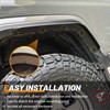 Front & Rear Fender Liner Fender Trim Extension Protector for