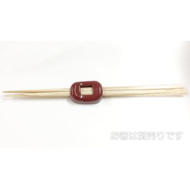 Industrial Chopstick Rest Beans Chopsticks Stop Unisex [Vermillion] Pack of 10 