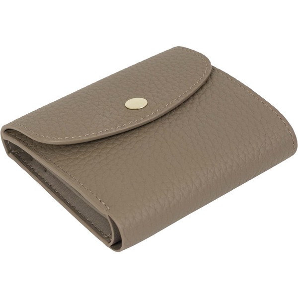 RafiCaro Women's Bifold Wallet, Compact, Mini and Soft, Shrink Leather,