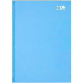 Star Note 2025 A5 Page a Day Diary Planner Daily Organiser - Sky Blue