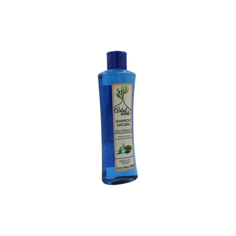 Shampoo Árbol Verde Natural Crecimiento 500ml