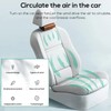 Car Seat Cooling Fan USB Powered Bladeless 3 Speeds Strong