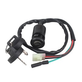 HKOO Ignition Key Switch Fit for Honda TRX250 ATV TRX250EX Sportrax 250 2006 2007 2008 Honda Recon 250TE 250TM TRX 200 Fourtrax 1990 1991 TRX 200 D Fourtrax 1991-1997