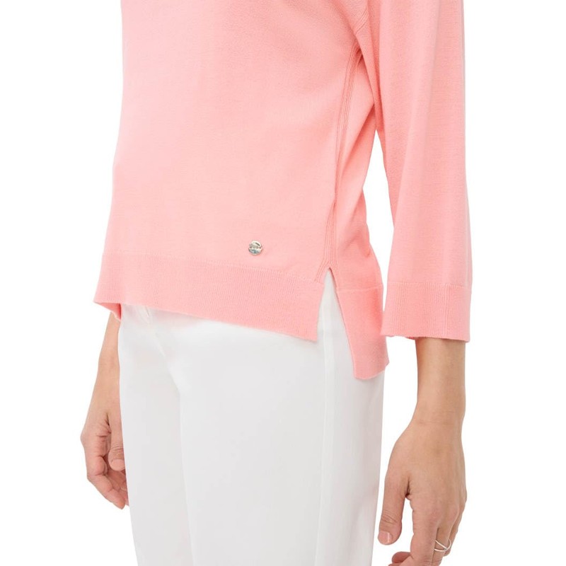 Brax Women's Style.Liz Summer Viscose Pullover, 46 Neon Peach, 38