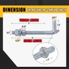 VIVIDA 6" J-Bolt Post Hinge, J Bolt Gate Hinge with