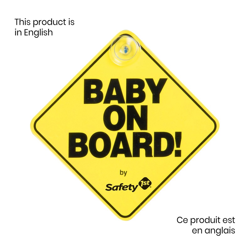 Safety 1st Baby On Board Sign