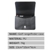 Golf Laser Rangefinder Case PU Leather Distance Meter Holder Instrument
