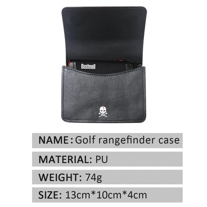 Golf Laser Rangefinder Case PU Leather Distance Meter Holder Instrument