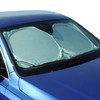 PLASTIFIC Universal Foldable Silver Car Windshield UV Visor Cover Front