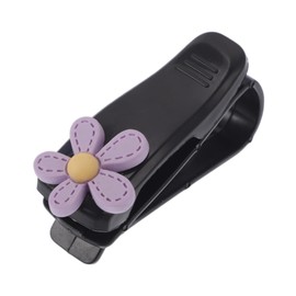 REPAIROCK Car Sunglasses Clip Universal Sun Visor Sunglasses Holder for Car ABS Purple 7x2.5cm 1 Pcs