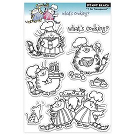 Penny Black 30-100 Clear Stamp, What's Cooking
