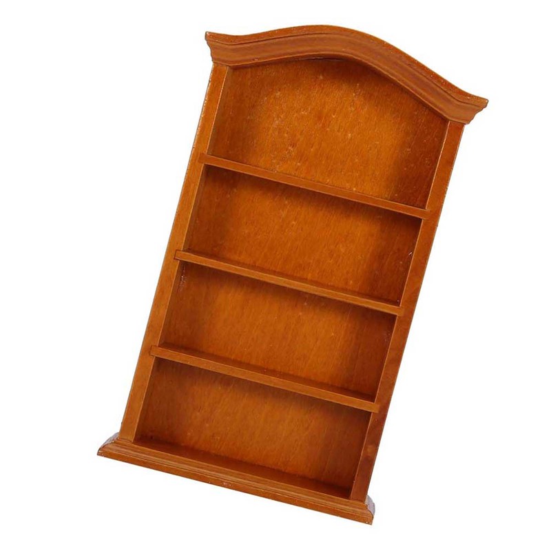 1:12 Dollhouse Miniature Furniture Wood Bookcase Bookshelf Cabinet Home Decor