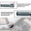 JXPANG Universal Motorcycle Bicycle Folding Passenger Foot Pegs M8 Rearsets