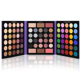 UCANBE Make Up Palette 86 Colours: Matte Shimmering Eyeshadow Palette Set, Highlight, Bronze Powder, Powder Blusher, Durable High Colour Rendering (02)
