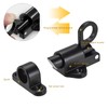 GZLFH® Pack of 4 Automatic Locking Door Bolts, Black Spring