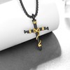 Cross Necklace for Men 925 Sterling Silver Nail Cross Necklace
