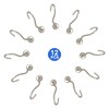 Popular Bath Ball Metal Shower Hooks, Nickel