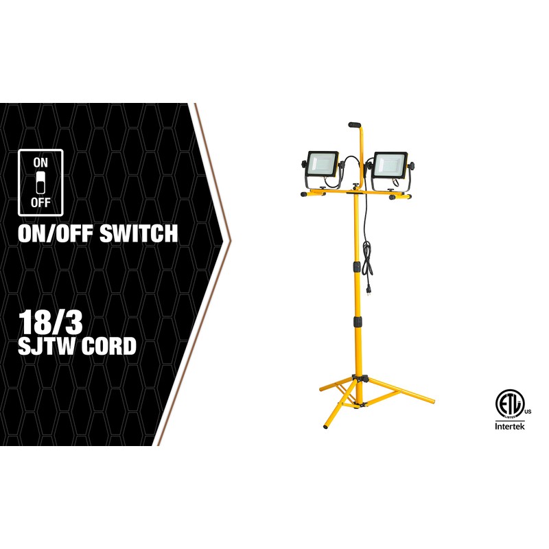 Southwire CSW3X2 LED Work Light, 6000, Yellow