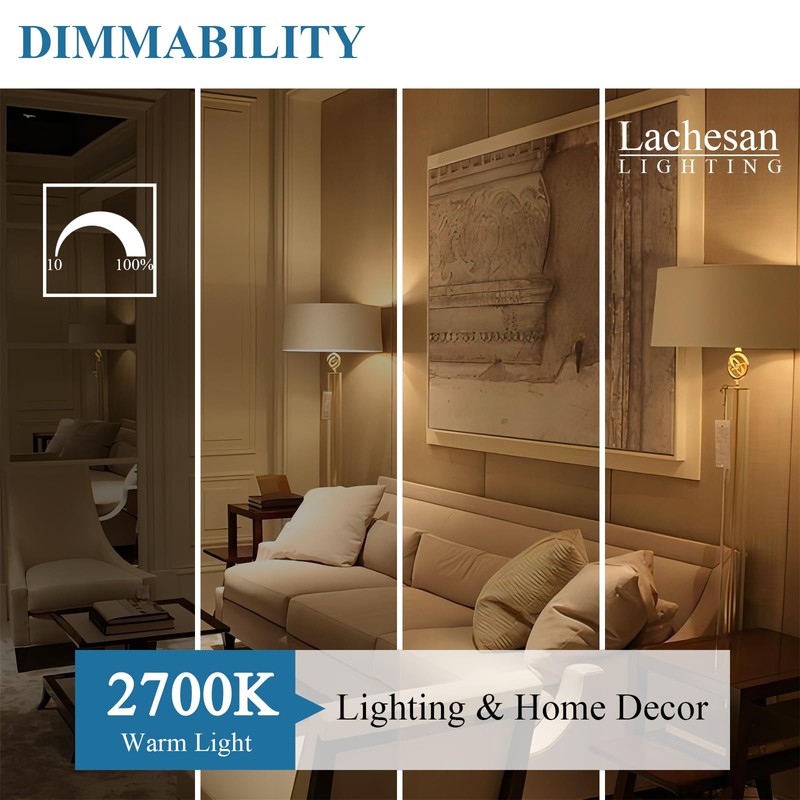 Lachesan JDE11 120v 100w, E11 Halogen Light Bulb,Dimmable T4 Mini