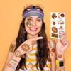 20sheet(120+patterns) Thanksgiving Fall Tattoos for Kids - Give Thanks Decorations,