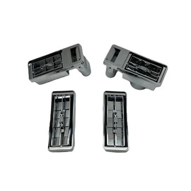 Chrome Plastic A/C Vent Kit. Fits Fits Kenworth 2001 & Older Trucks